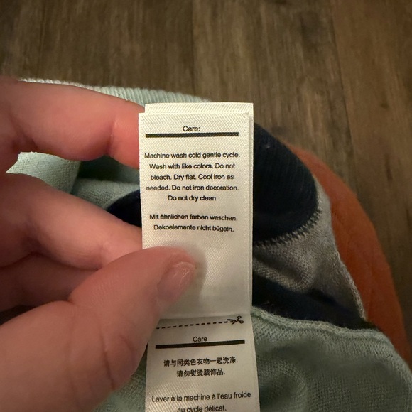 Smartwool Shadow Pine Pocket Sweater Frosty Green Heather Women’s Size Medium - Picture 4 of 8